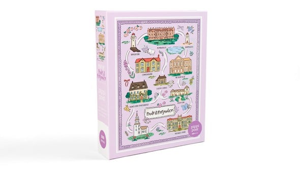 Pride & Prejudice Map - 500 Piece Jigsaw Puzzle gallery
