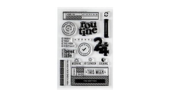 Stamp Set : 4x6 Routine by Little Lamm Paper Co. gallery