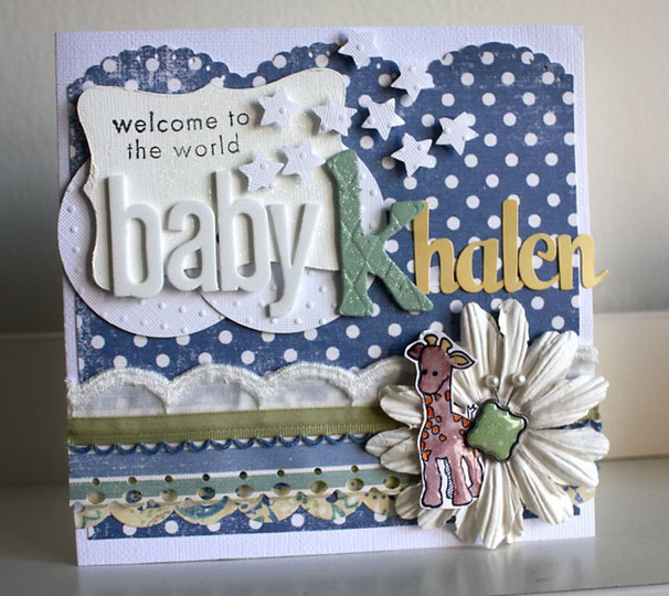 Baby boy card  khalen taylor 1