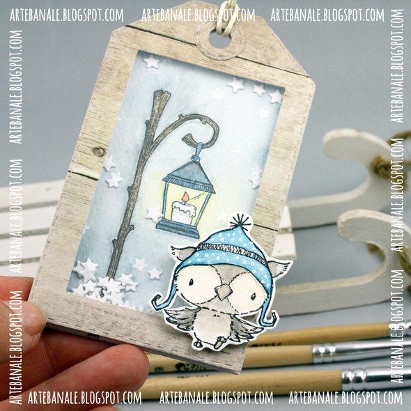 Winter Shaker box tag No.3 by Arte_Banale gallery
