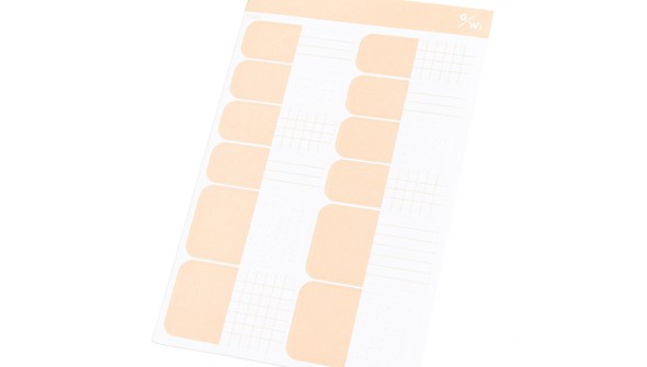 Color Theory Grid Label Stickers - Peachy Keen gallery