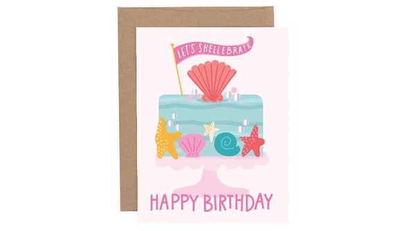 Let's Shellebrate Birthday Greeting Card gallery
