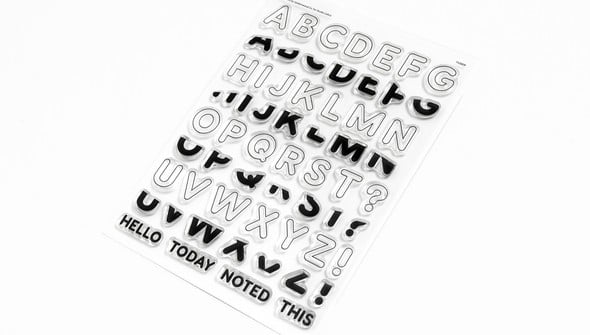 Stamp Set : 6×8 Dipped Alphabet by Goldenwood Co gallery