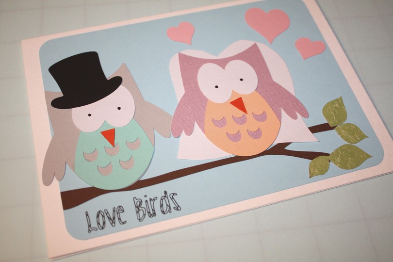 Owl Wedding Card
