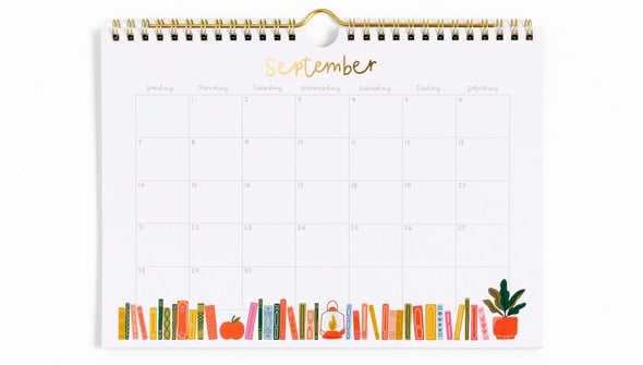 Book Lover's 2025 Spiral Wall Calendar gallery