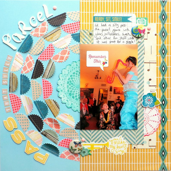 Pass That Silly Parcel - Layout in Paige's Pages | 01 gallery