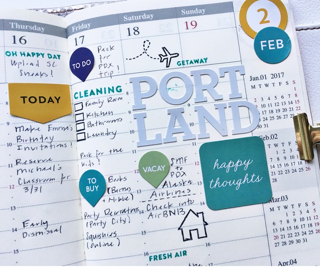 February Planner Kit Sneak