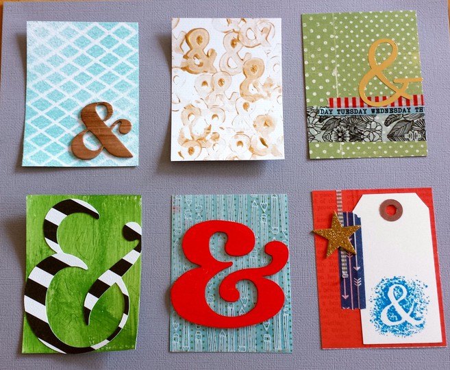 Ampersand Project Life Cards