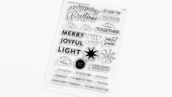 A Very Merry 4x6 Stamp Set by Paislee Press gallery