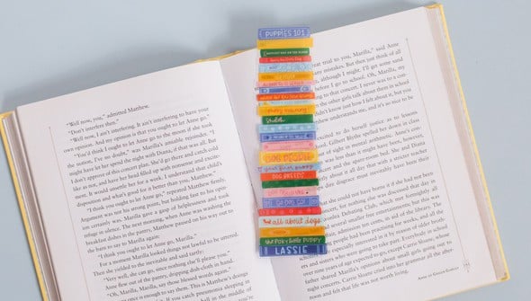 Dog Book Stack Transparent Bookmark gallery