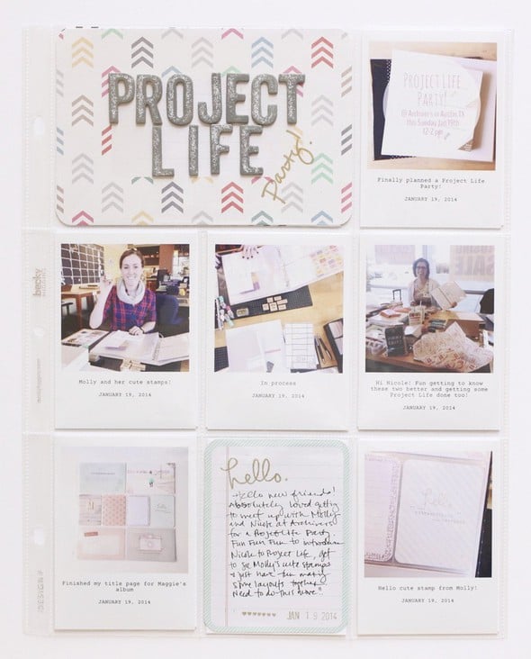Project Life 2014 | January week 3 by AnnetteH gallery