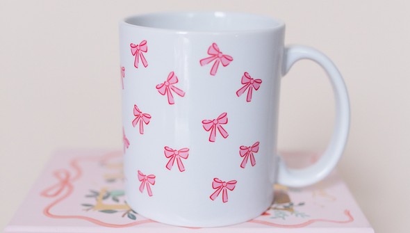 Pink Bows Mug gallery