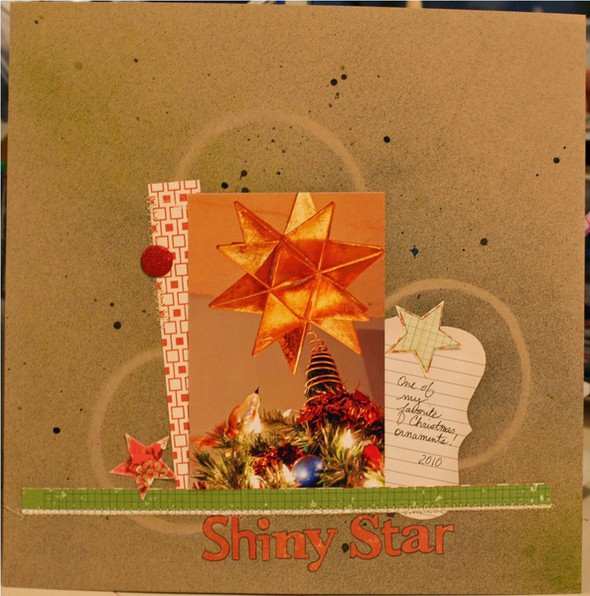 shiny star - CHA challenges - scraplifting and use your stash by valerieb gallery