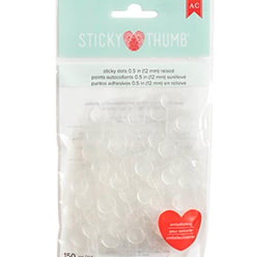 Picture of Sticky Dots - 0.5" - Raised