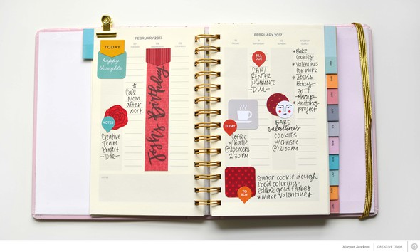 Rosey Red Week // Confidant Planner by mstockton gallery