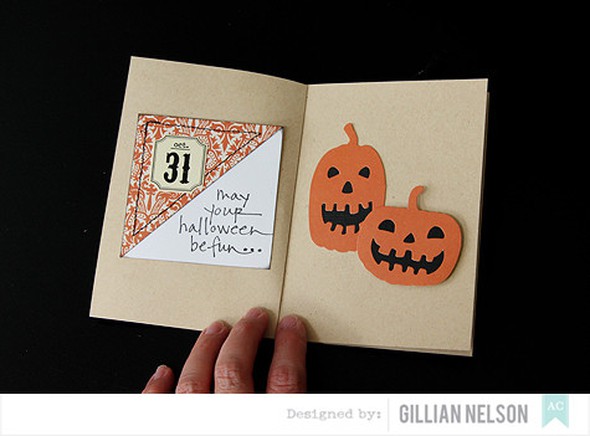 halloween card/mini book (american crafts) by heygillian gallery