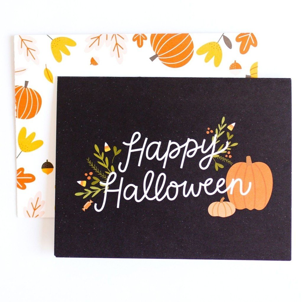 Happy Halloween Pumpkins Card item