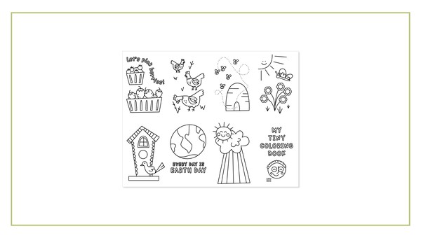 Colorable Placemat, 1 of 1