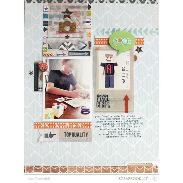 pixel craft // spencer's scrapbook kit only  by gluestickgirl gallery