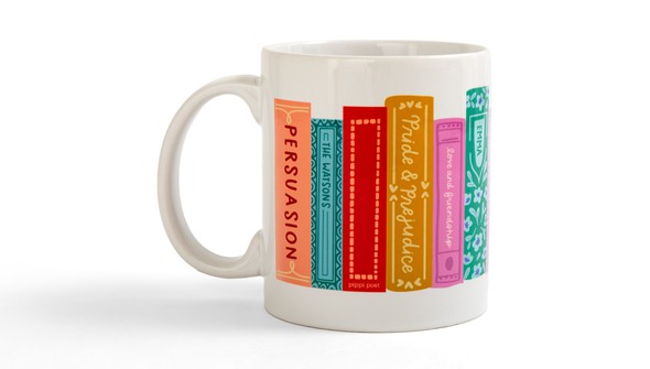 Jane Austen Books Medium Ceramic Mug gallery