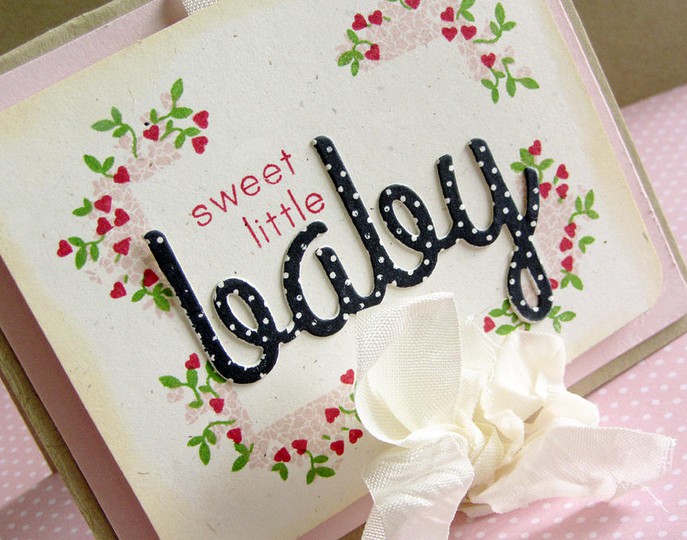 Sweet Little Baby card