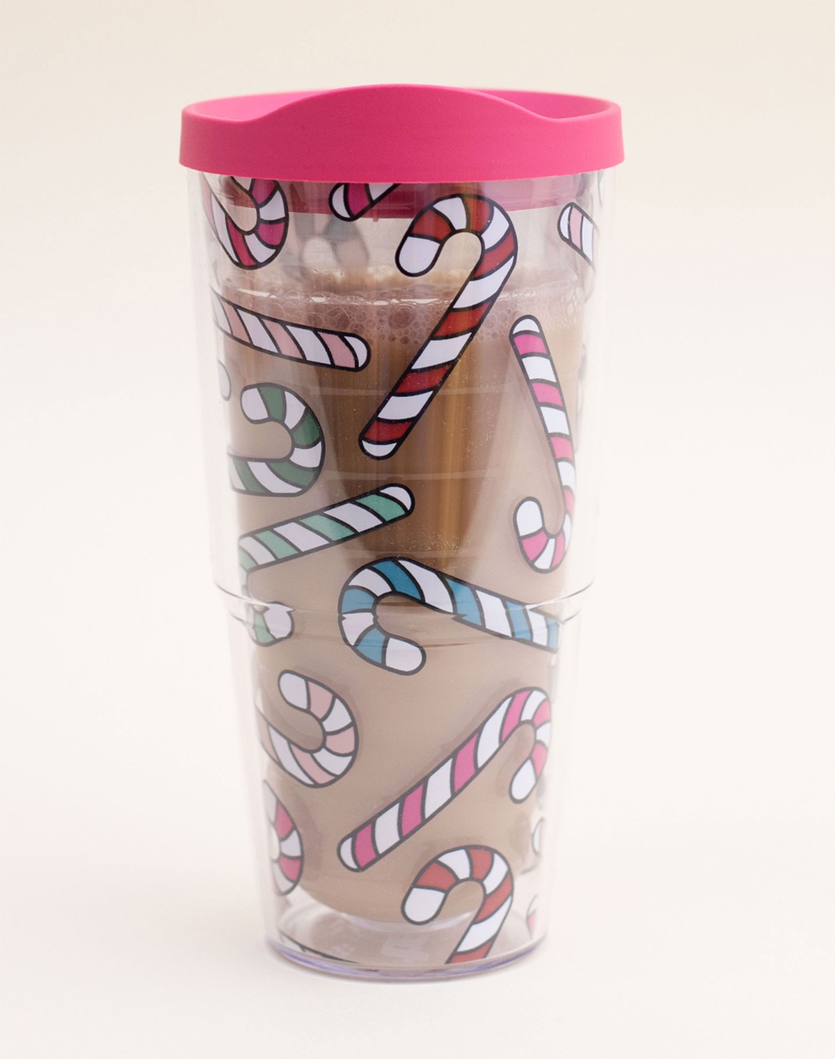 Candy Cane Clear Tervis Tumbler item