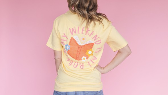 My Weekend Is All Booked - Pippi Tee - Light Yellow gallery