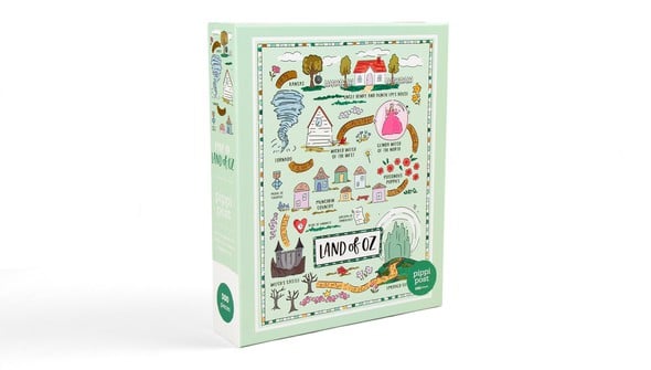 The Wizard of Oz Map - 500 Piece Jigsaw Puzzle gallery