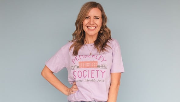 Pemberley Society - Pippi Tee - Lilac gallery