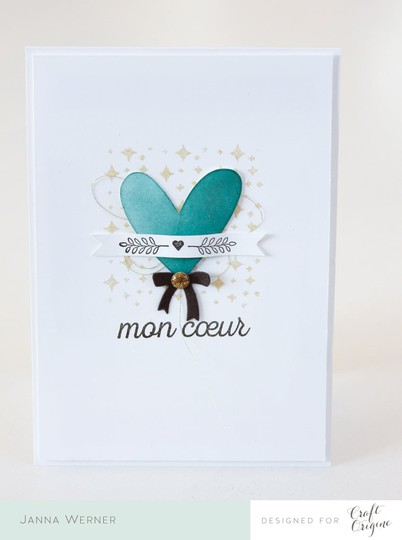 card - mon coeur (Craft Origine)