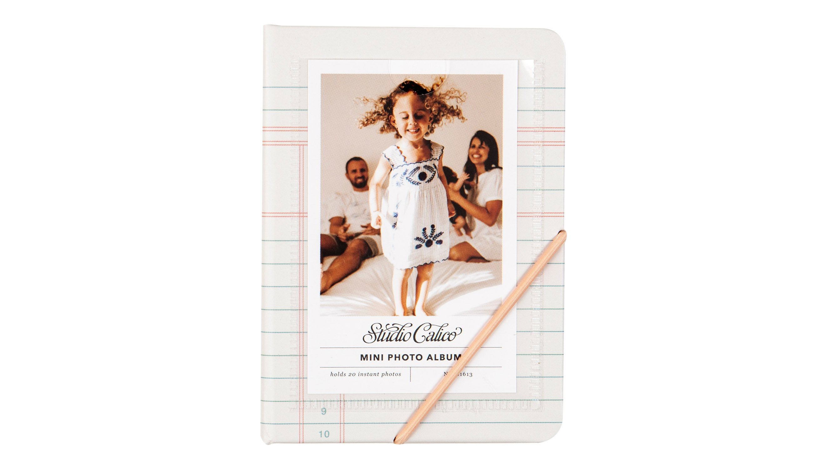 Mini Photo Album - Pink Ledger