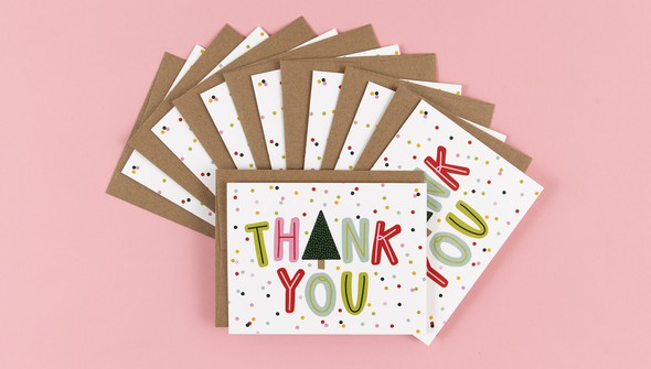 Holiday Thank You Greeting Cards Box Set gallery