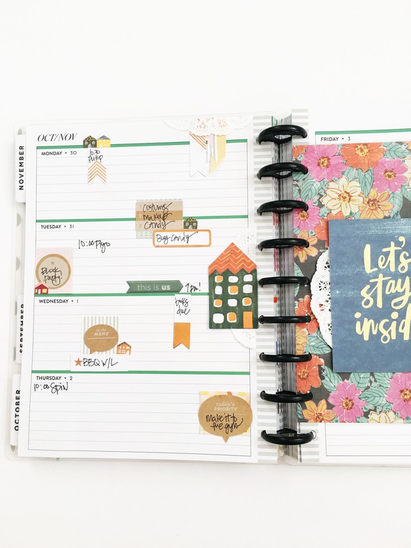 November Happy Planner Spread- Weekly + Monthly Layouts by stephanie_howell gallery