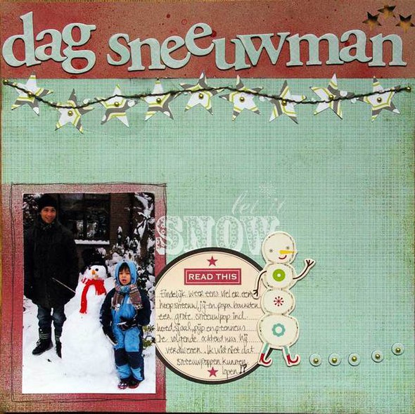 Dag sneeuwman (bye snowman) by astrid gallery