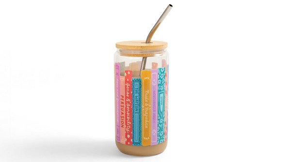 Jane Austen Books Glass Can gallery