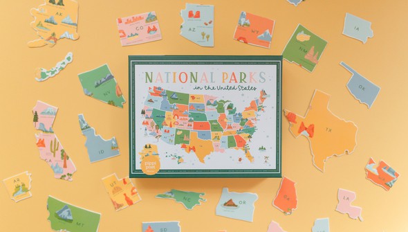 National Parks in the United States - 110 Piece Jigsaw Puzzle gallery