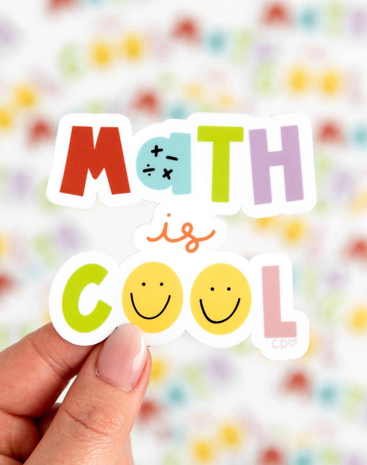 Math Is Cool Decal Sticker item
