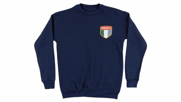 Genovia Crest Sweatshirt - Navy gallery