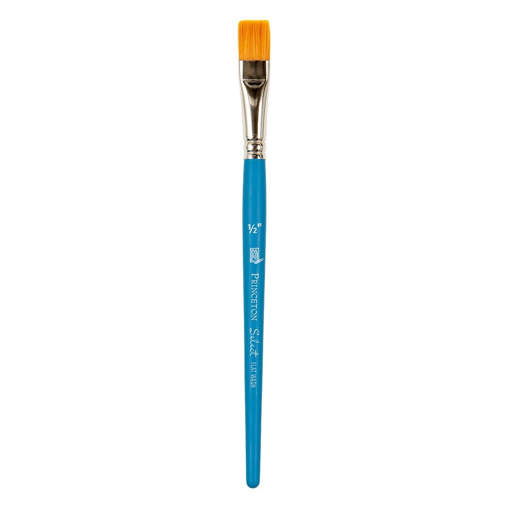 Princeton Select Synthetic Brush - Flat Wash - Size 1/2 inch item