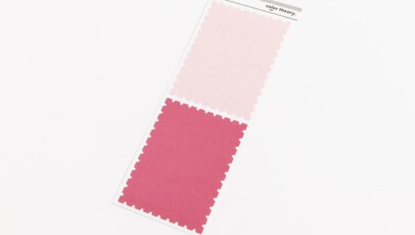 Color Theory Postage Label Stickers - Pink Lemonade + Flamingo gallery