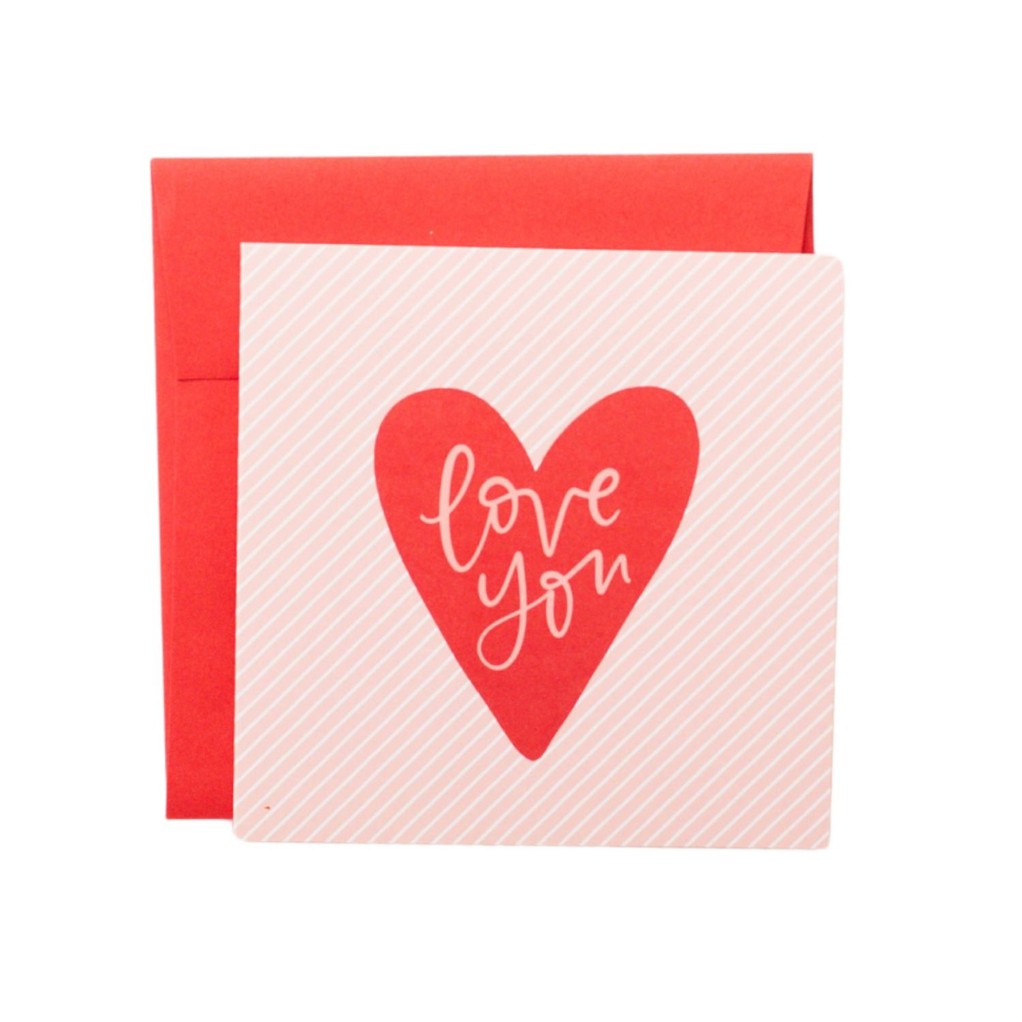 Love You Heart Card item