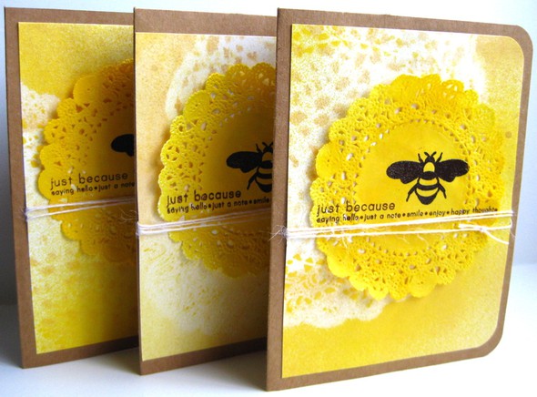 Just Bee-cause Card by jamieleija gallery