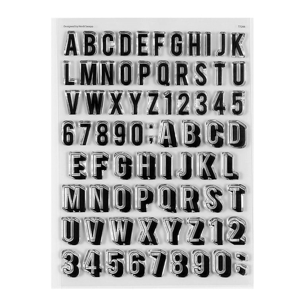 Stamp Set : 6×8 Bold Shadow Alpha item