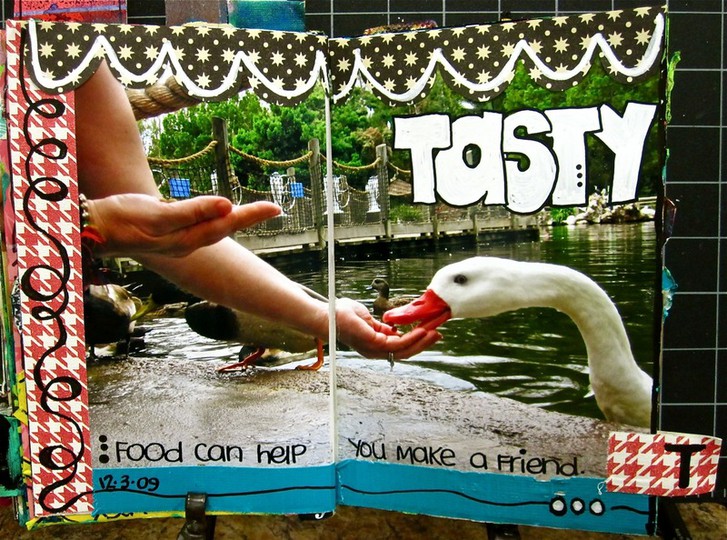 T is for Tasty (A Year In The Life of an Art Journal)