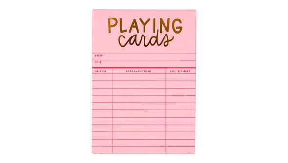 Pink Library Card Deck Of Playing Cards gallery