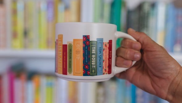 Classic Books Large Ceramic Mug gallery