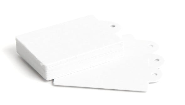 Mini White Tag Notepad gallery