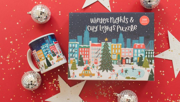 Winter Nights & City Lights Mug gallery