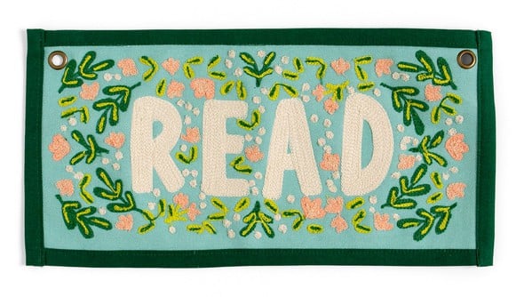 Read Embroidered Canvas Banner gallery