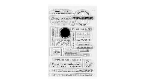 Stamp Set : 4×6 Procrastinator  gallery